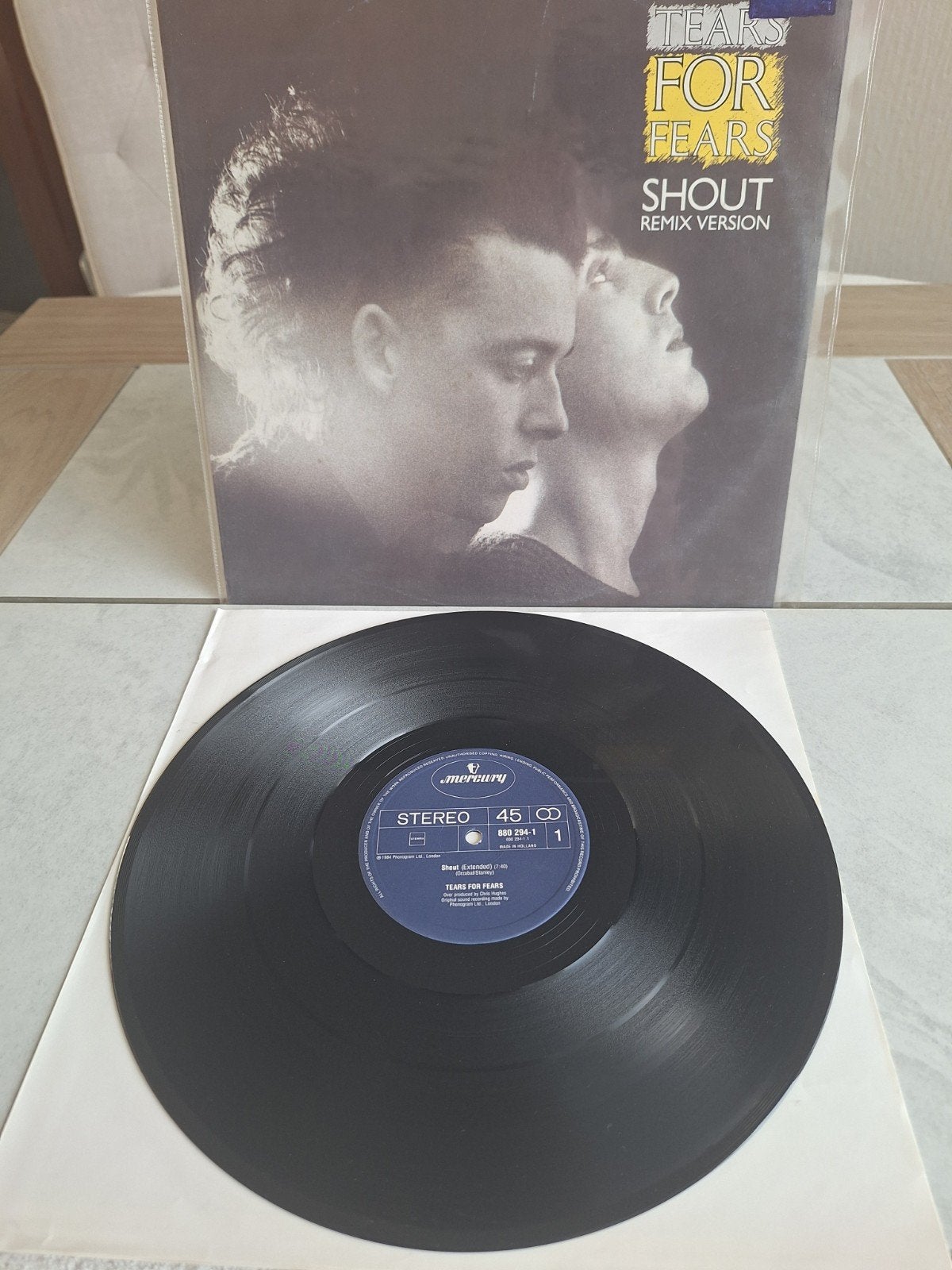 Maxi Single van  TEARS FOR FEARS  // SHOUT  ...uit 1984, Cd's en Dvd's, Vinyl | Pop, Ophalen of Verzenden, Zo goed als nieuw, 12 inch