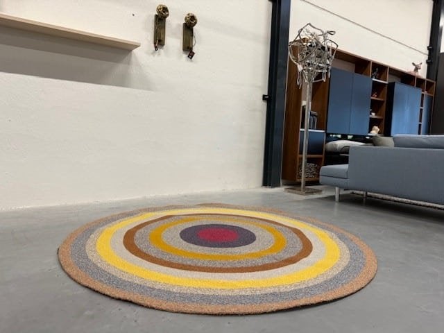 Nieuw Csrugs Circular Vloerkleed Wol Design Tapijt Rond 200, Csrugs, 150 tot 200 cm, Rond, Nieuw