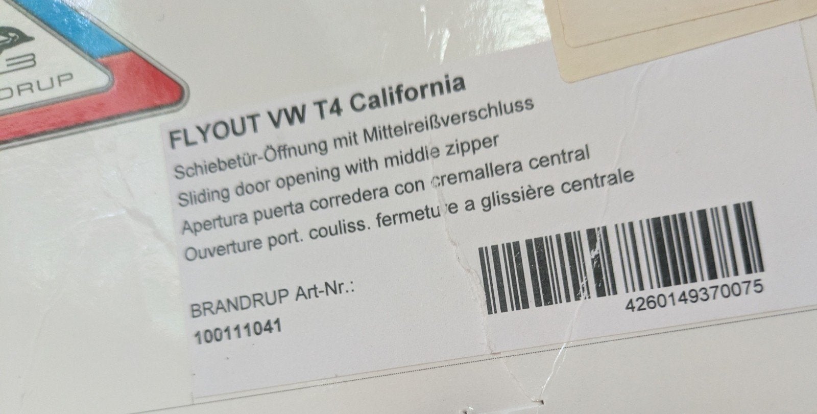 Brandrup muggengaas muskietenhor voor schuifdeur vw t4, Ophalen of Verzenden, Zo goed als nieuw