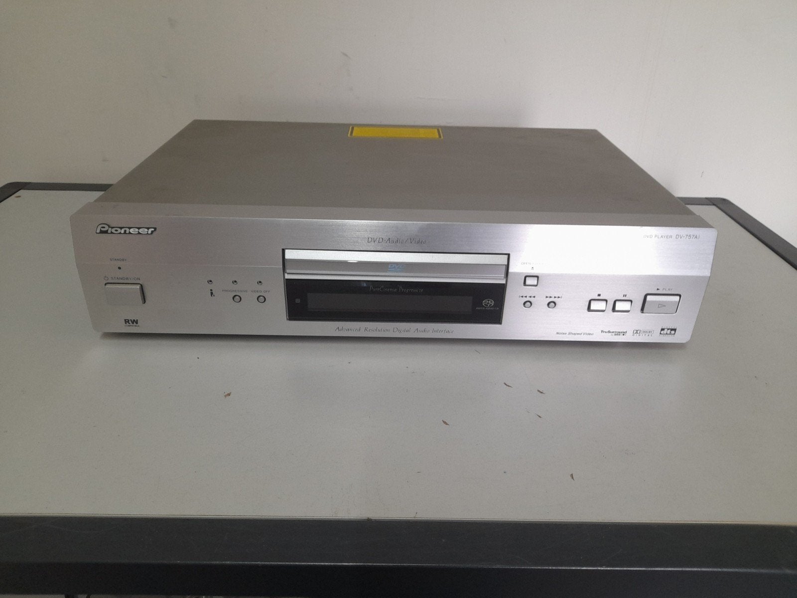 Pioneer dvd DV-757 Ai SACD / DVD Audio / Video speler, Ophalen of Verzenden, Niet werkend, Dvd-speler, Pioneer