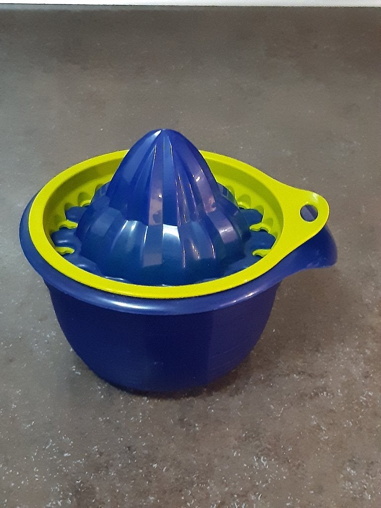 Tupperware citrus pers uitmuntend 650 ml blauw, Ophalen of Verzenden, Blauw