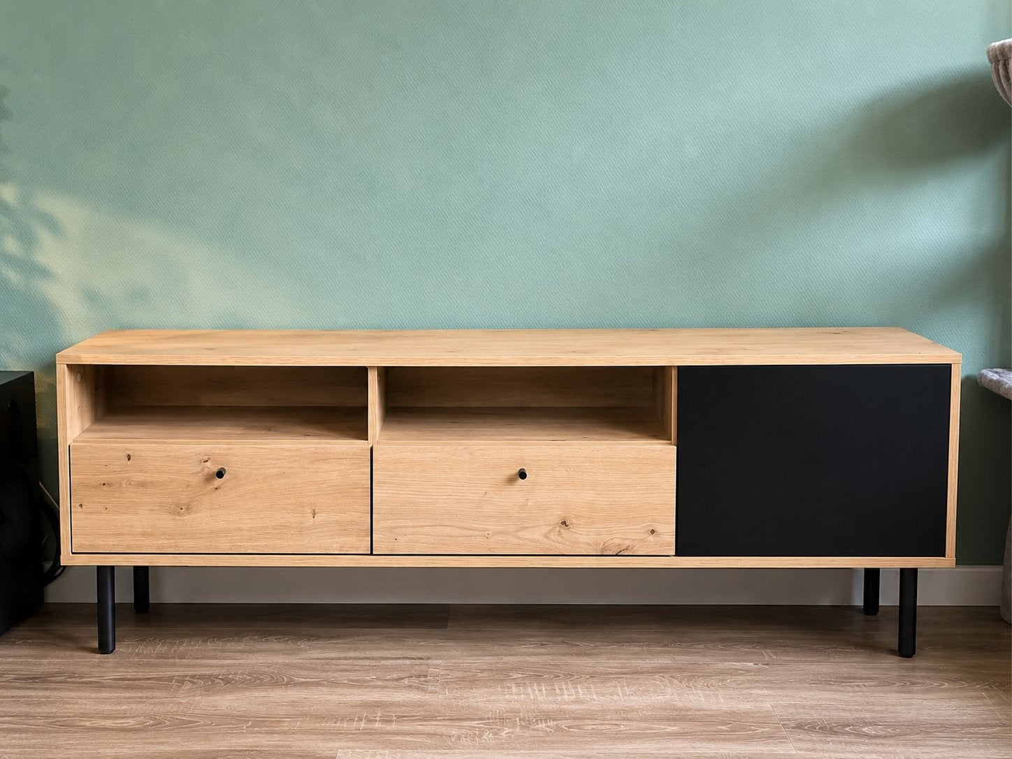 Complete Woonkamerset: TV-meubel, Salontafel, Dressoir, Vitr, Ophalen, Gebruikt, 150 tot 200 cm, 25 tot 50 cm