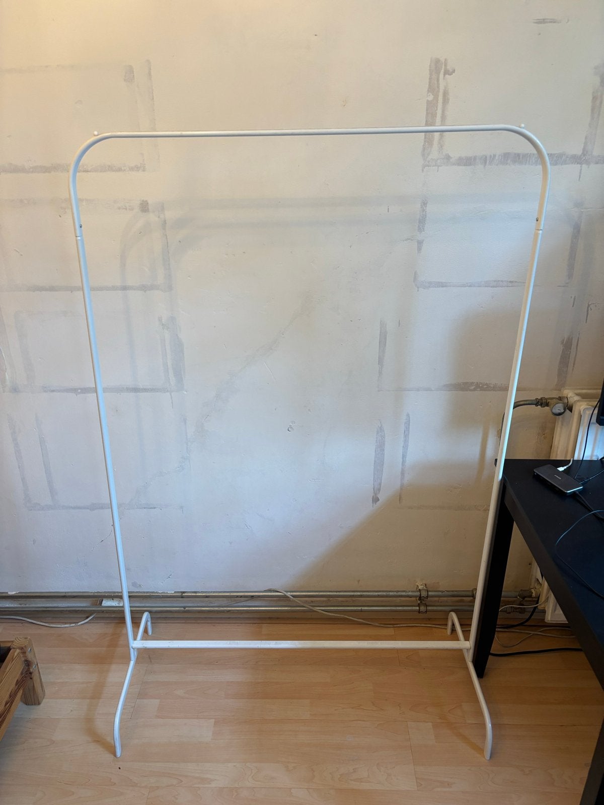 IKEA MULIG Kledingrek Wit, Ophalen, Gebruikt, Metaal