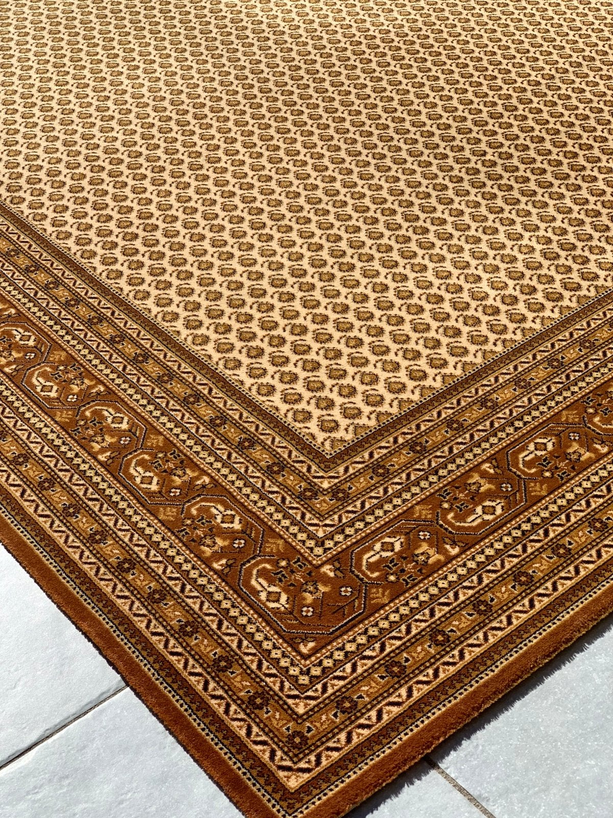 Schitterend Sfeervol Vintage Vloerkleed Louis de Poortere., Ophalen, Zo goed als nieuw, Rechthoekig, 200 cm of meer