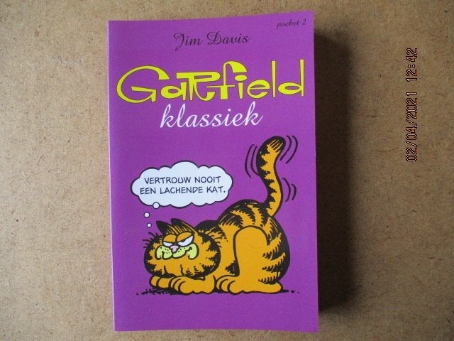 adv0659 garfield klassiek pocket 2, Eén stripboek, Ophalen, Gelezen