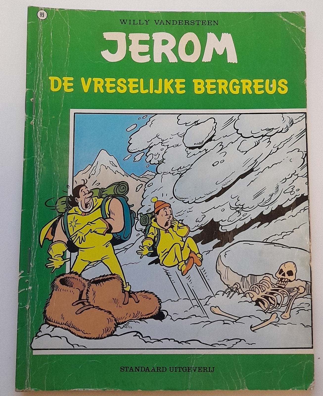 Jerom - De Vreselijke Bergreus (nr. 89), Eén stripboek, Ophalen of Verzenden, Gelezen, Willy Vandersteen