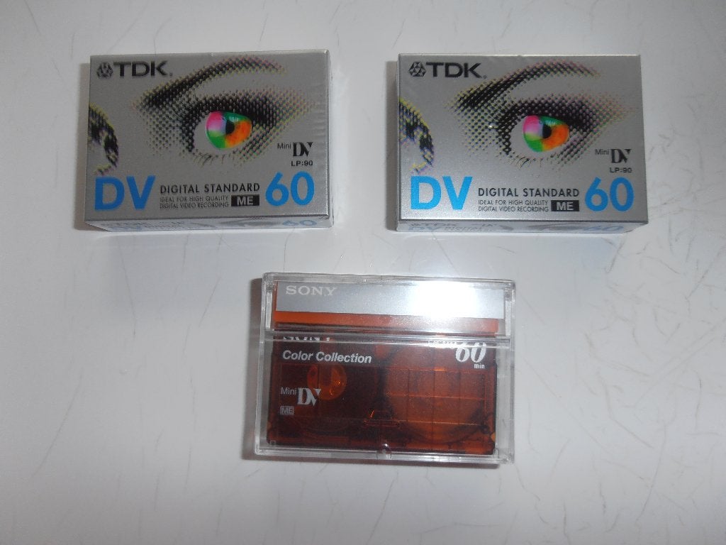 TDK DV60 Cassettes voor videocamera, Audio, Tv en Foto, Overige merken, Mini dv, Nieuw, Band, Disc of Geheugen