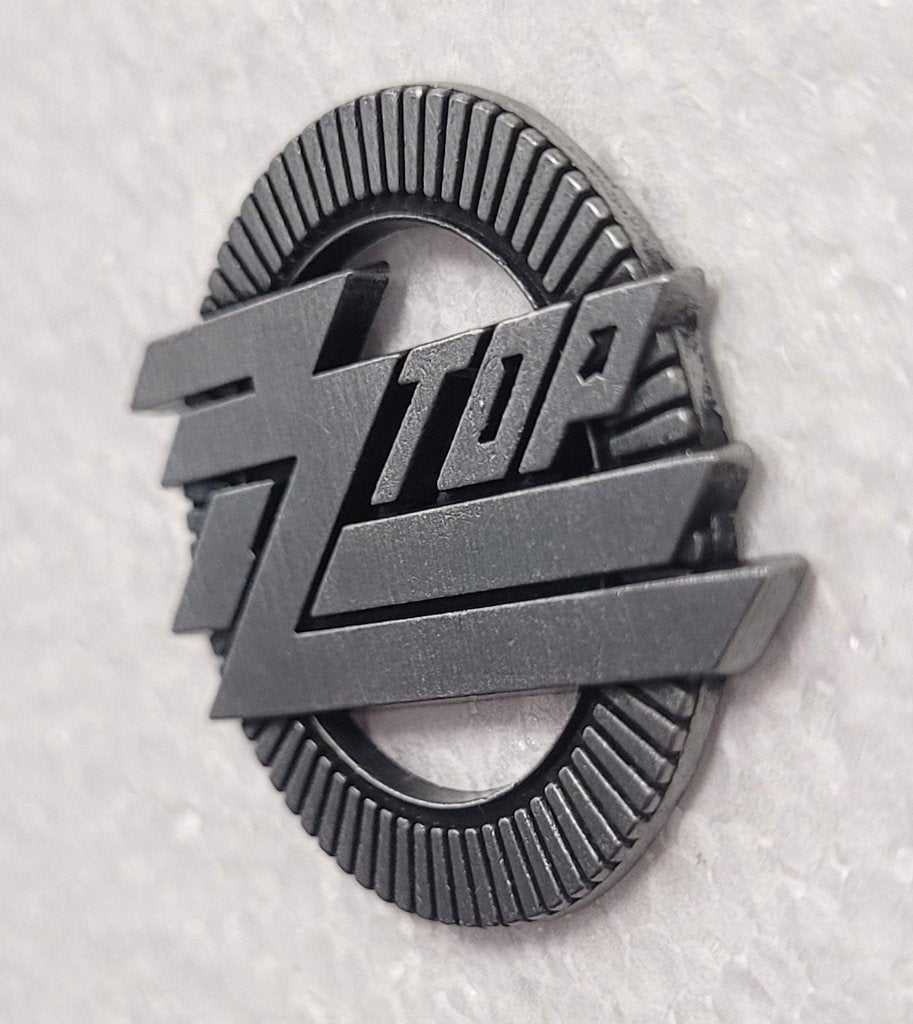 ZZ Top zilver pin van metaal speldje speld, Verzamelen, Info@deconoord.nl, Deco Noord, Nieuw, Ophalen of Verzenden