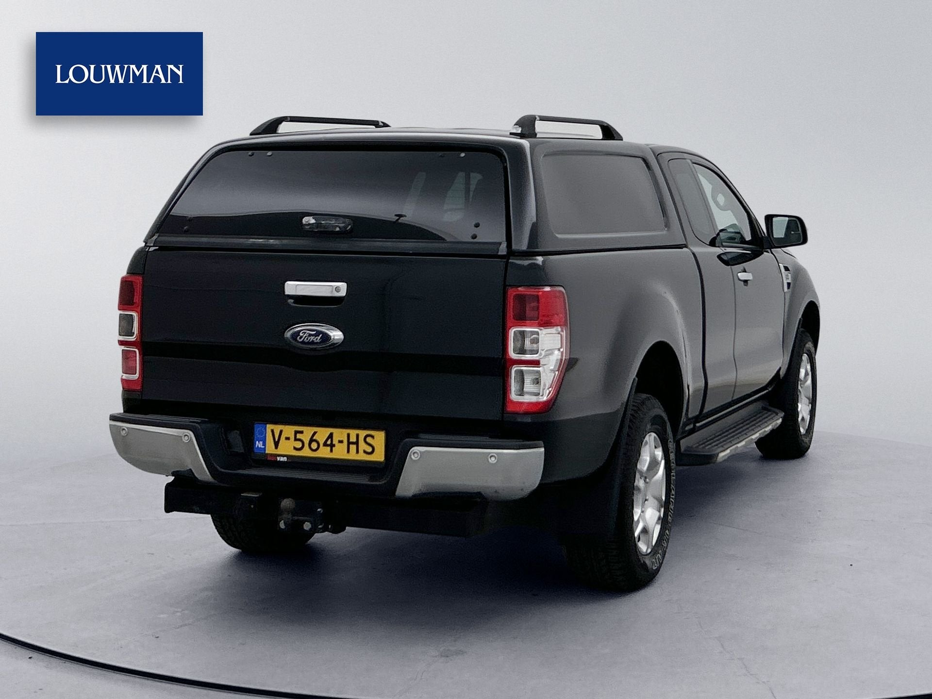 Ford Ranger 2.2 TDCi Limited Supercab 4x4 Automaat Leder Tre, Auto's, Gebruikt, Met garantie (alle), 160 pk, Zwart