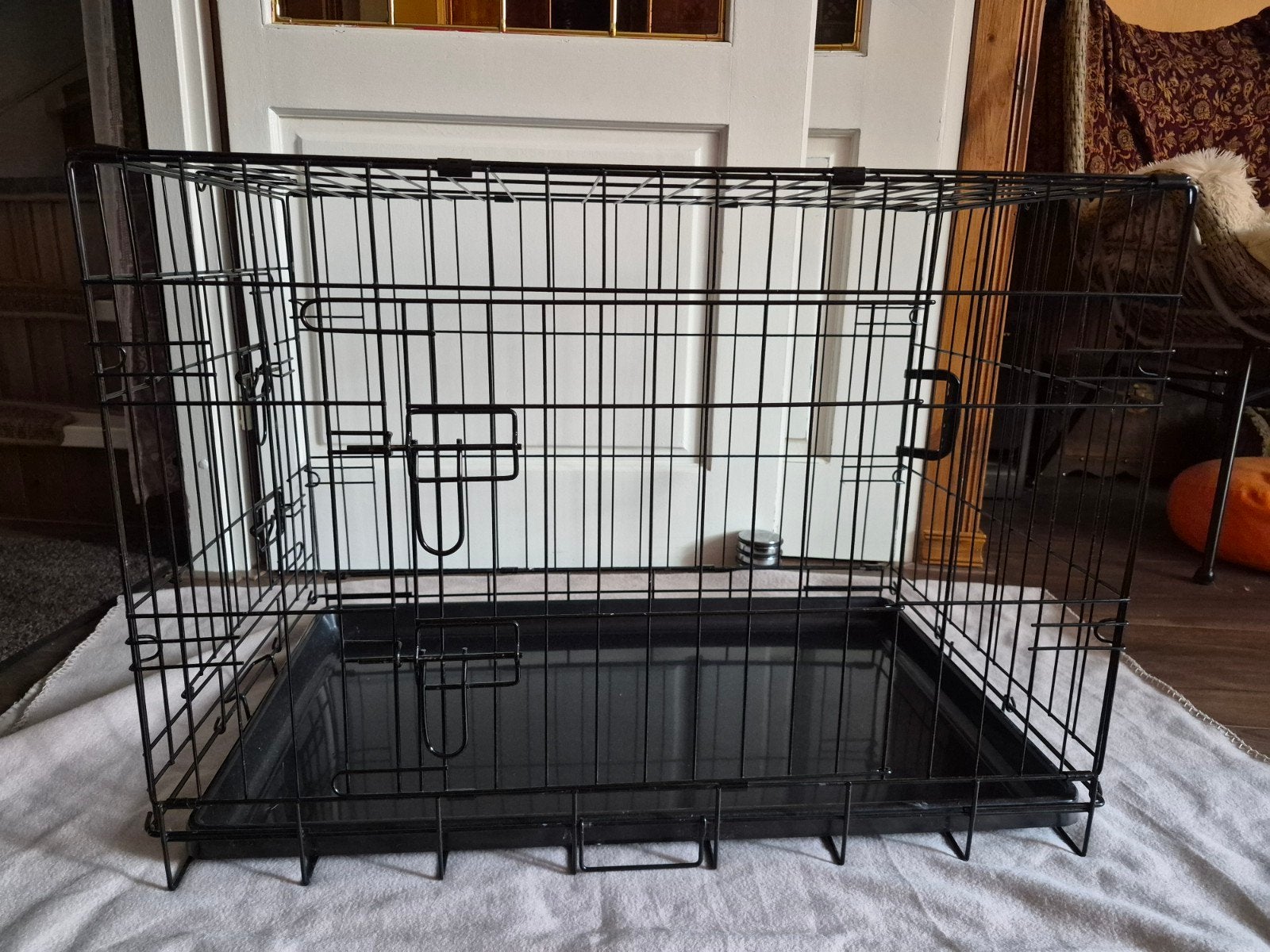 Hondenbench inklapbaar, Dieren en Toebehoren, Hondenhokken, Ophalen, Zo goed als nieuw, 75 tot 110 cm, Minder dan 65 cm