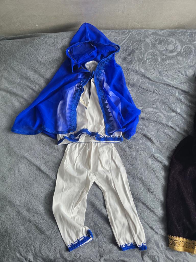 Blauw met wit jabador voor jongen, Ophalen of Verzenden, Gebruikt, Jongen of Meisje