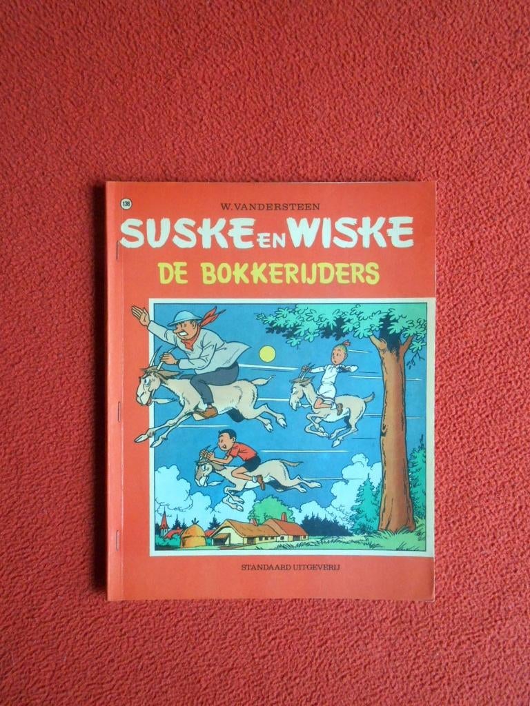Suske en Wiske 136: De bokkerijders (eerste druk kleur), Boeken, Stripboeken, Eén stripboek, Ophalen of Verzenden, Gelezen