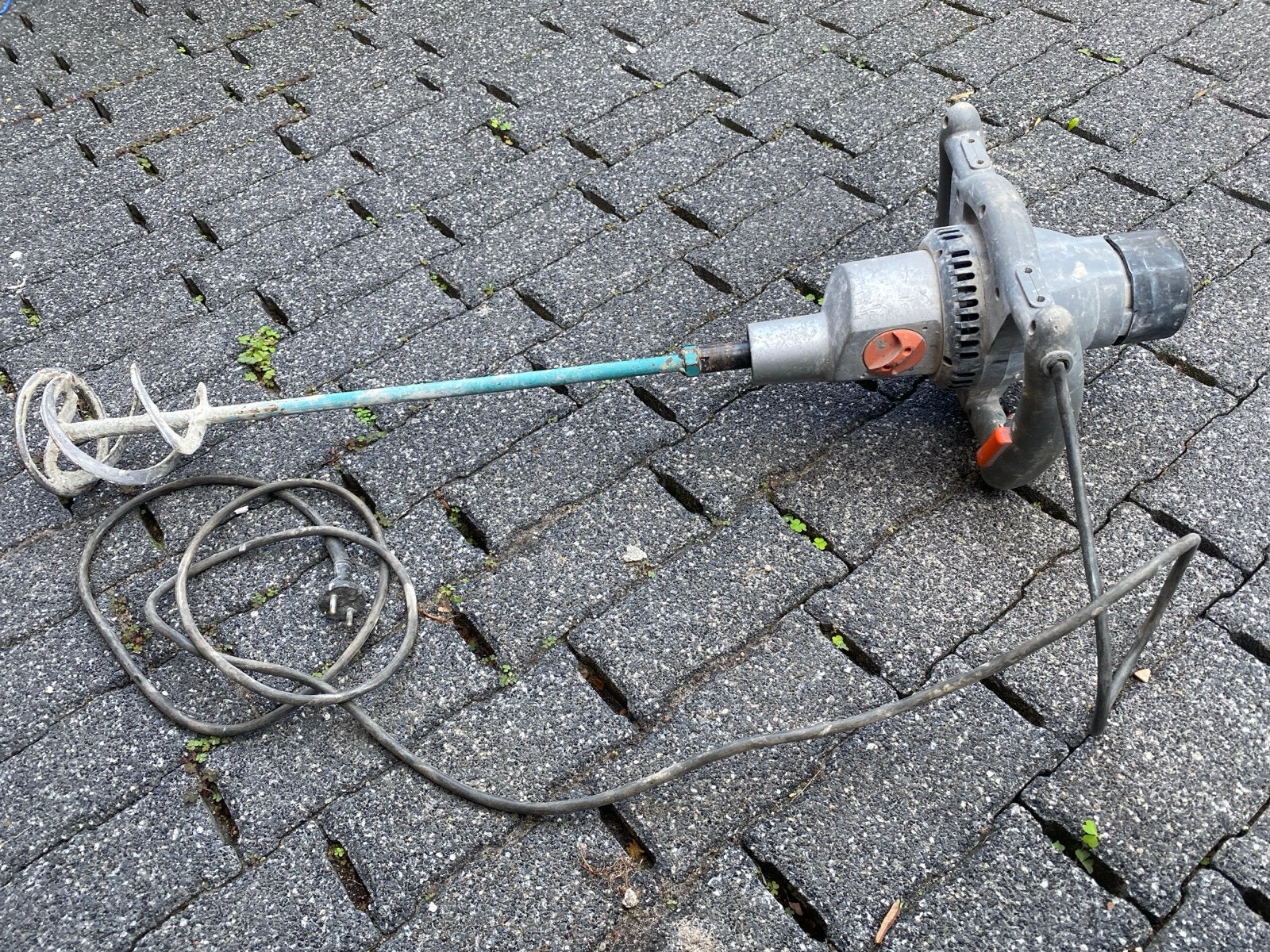 Kinzo verfmenger/mortelmixer 1200W, Ophalen, Gebruikt