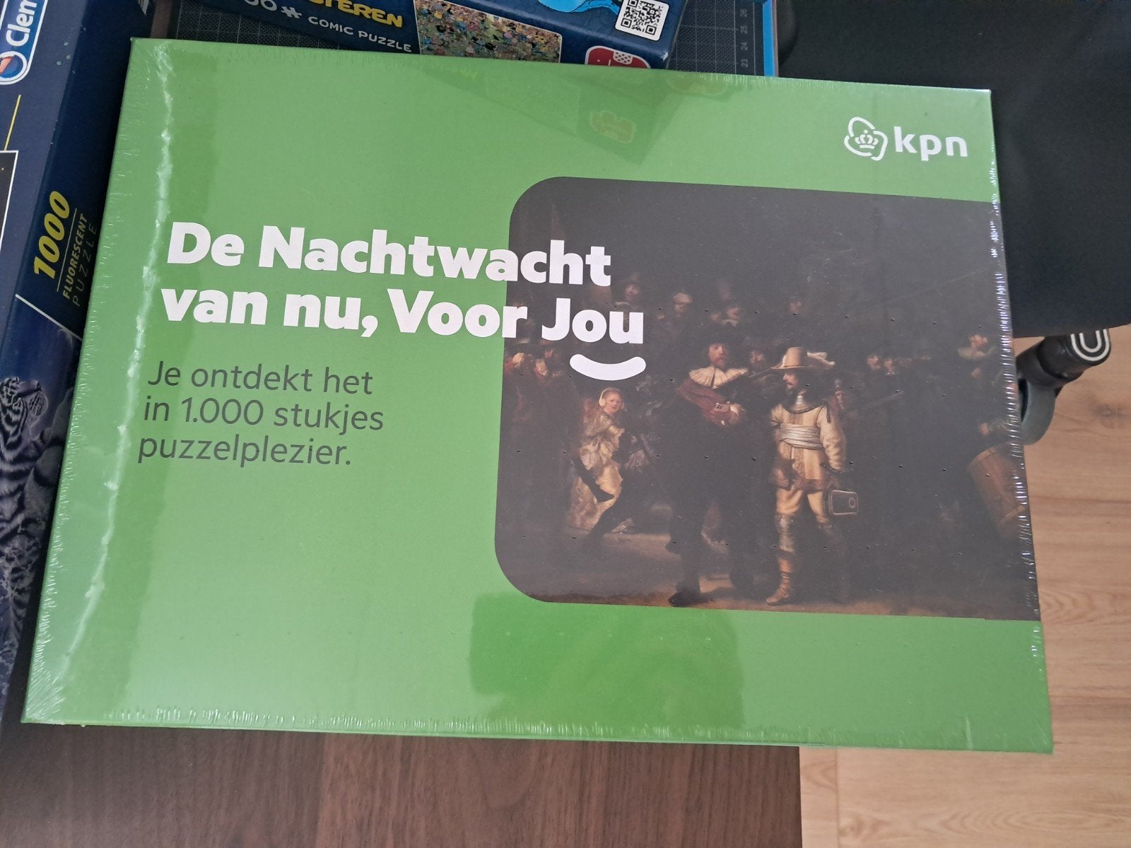 KPN Nachtwacht Puzzel - Nieuw in Seal (1000 stukjes), Hobby en Vrije tijd, Denksport en Puzzels, Ophalen, 500 t/m 1500 stukjes