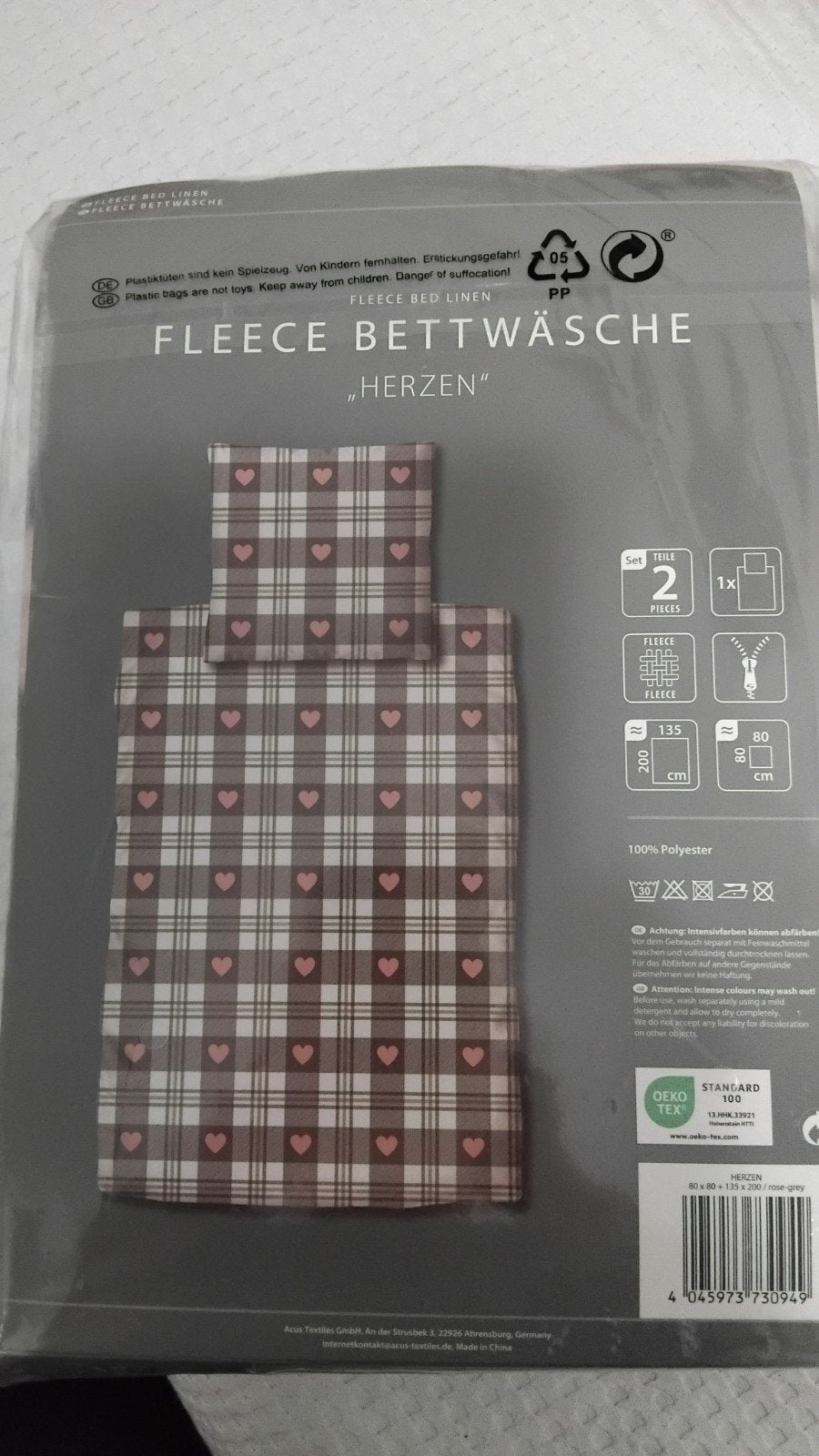 dekbedovertrek fleece  NIEUW!, Eenpersoons, Dekbedovertrek, Nieuw, Ophalen of Verzenden