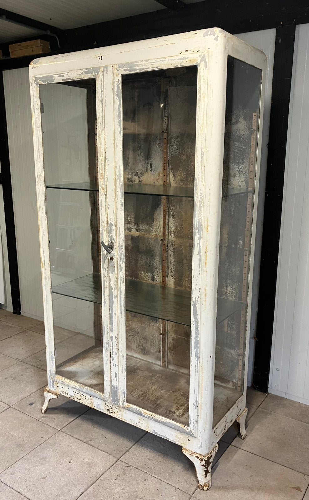 Apothekerskast jaren 30, Huis en Inrichting, Ophalen, Vintage jaren 30, 50 tot 100 cm, Metaal