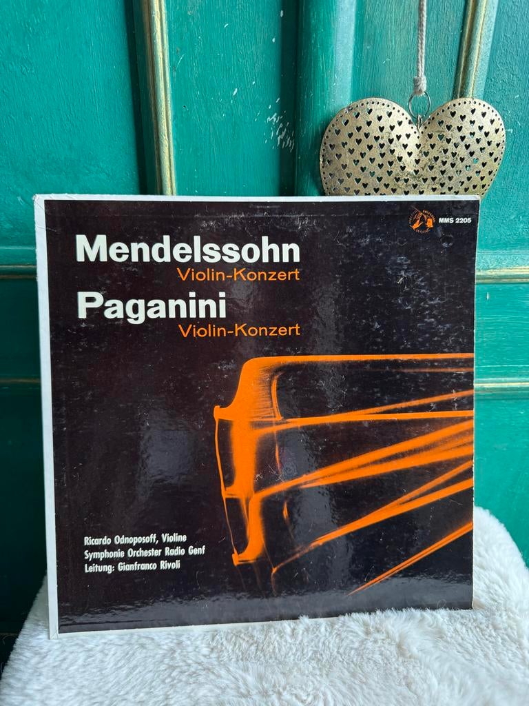 Mendelssohn & Paganini Vioolconcerten - Ricardo Odnoposoff, Boeken, Ophalen of Verzenden, Zo goed als nieuw