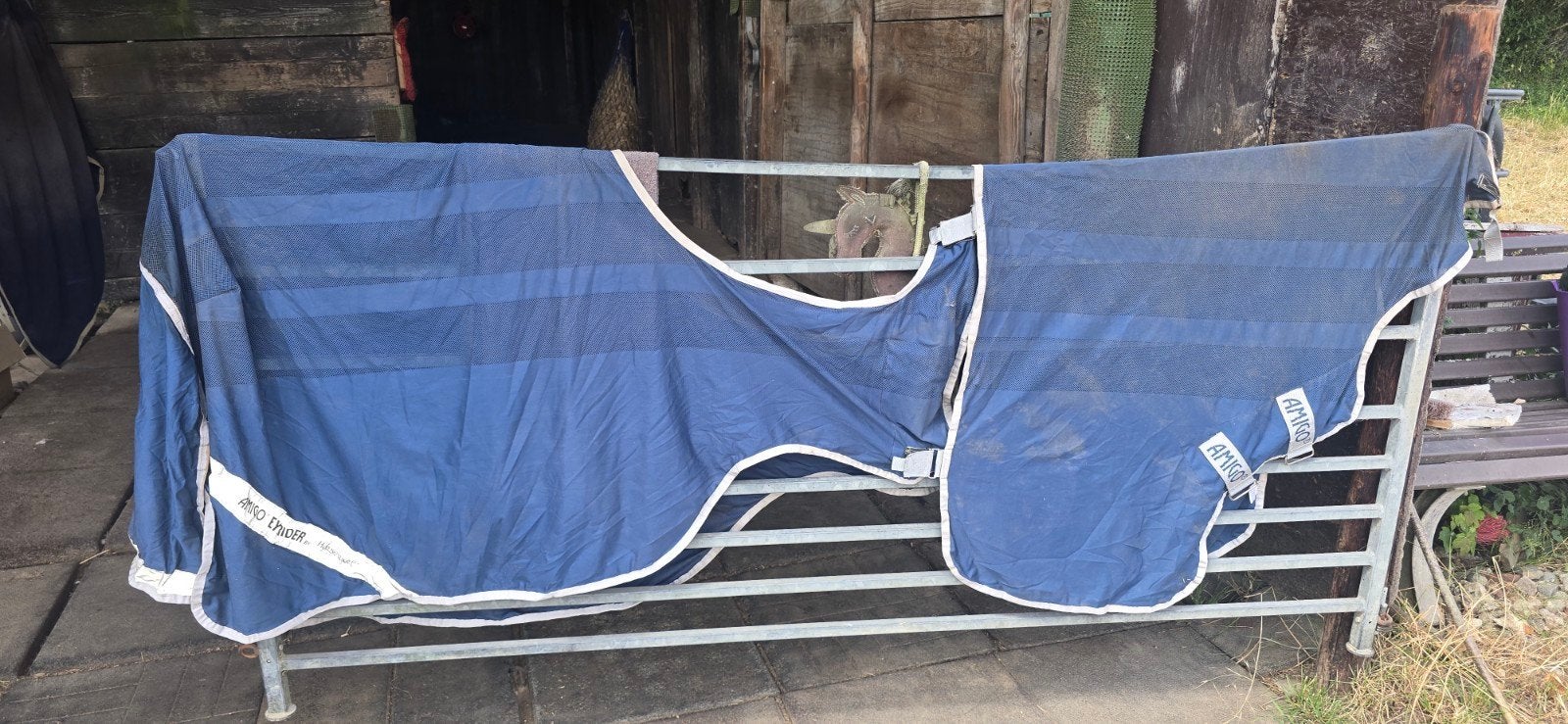 Uitrij deken Amigo fly rider by horsewear 185, Ophalen, Gebruikt
