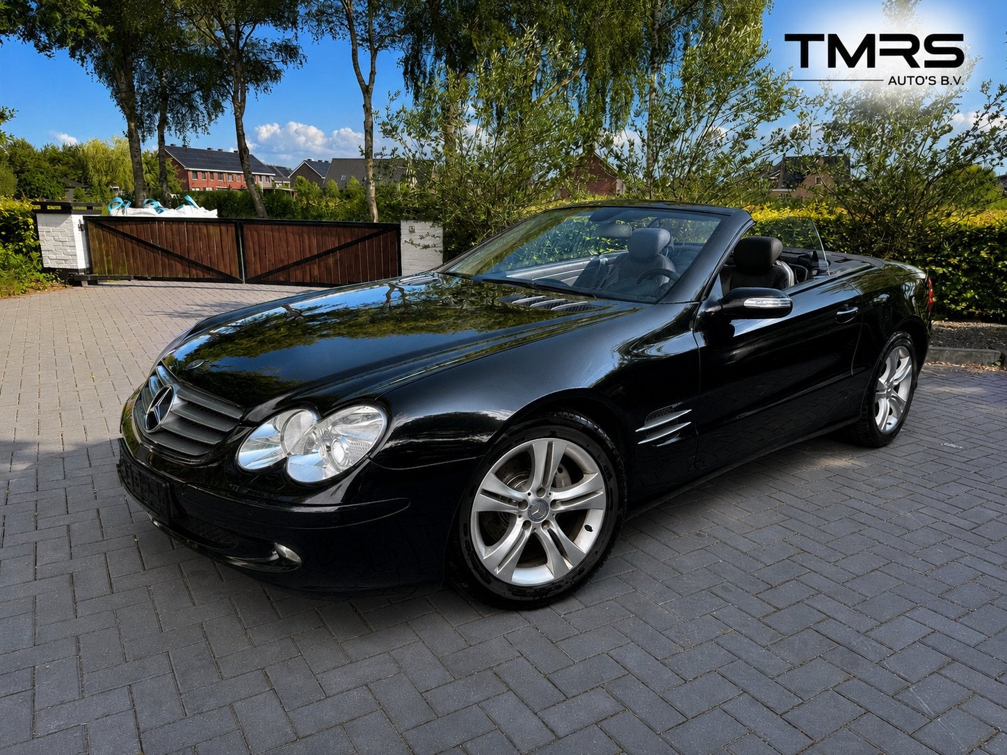 Mercedes-Benz SL Roadster 350 Cabriolet Automaat Massage VOL, Auto diversen, Schadeauto's, Munchen, Cabriolet, Zwart, Mercedes-Benz