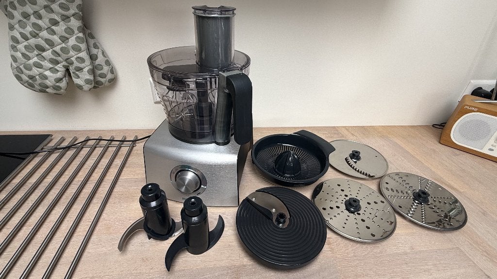 Philips Keukenmachine HR7775/HR7774, Ophalen, Zo goed als nieuw, Vaatwasserbestendig, 3 snelheden of meer