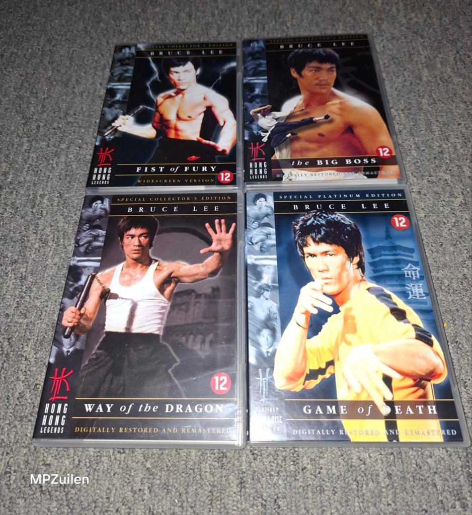 Bruce Lee  .. 4 DVD, Vanaf 16 jaar, Ophalen of Verzenden, Zo goed als nieuw, Martial Arts