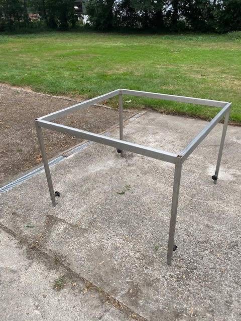 hoge rvs tafel frame, Ophalen, Kunststof, Gebruikt, 200 cm of meer