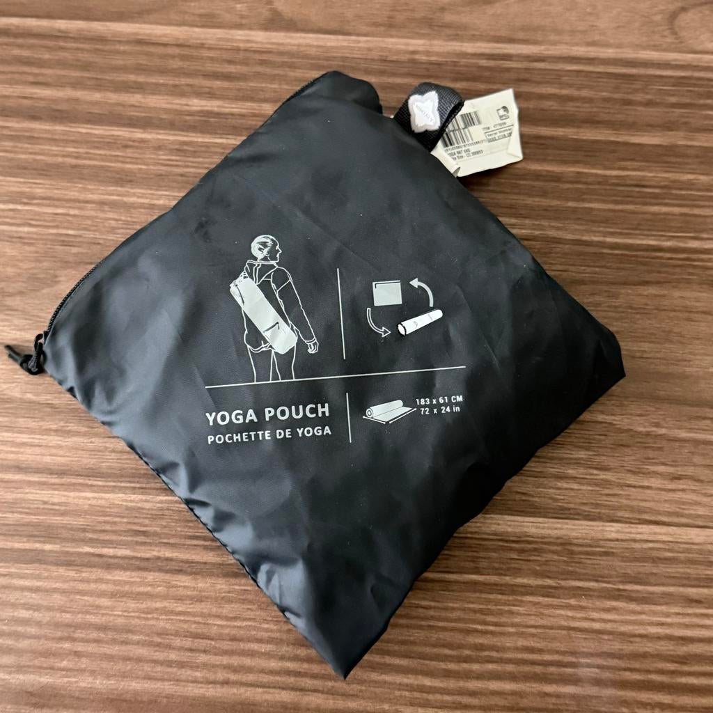 Decathlon Yogatas Zwart - Handige Draagtas voor Yogamat, Sport en Fitness, Yoga en Pilates, Ophalen of Verzenden, Nieuw, Yogatas