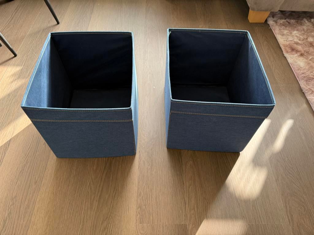 2 IKEA DRÖNA opbergbakken, Ophalen, Minder dan 35 cm, Minder dan 50 cm, Zo goed als nieuw