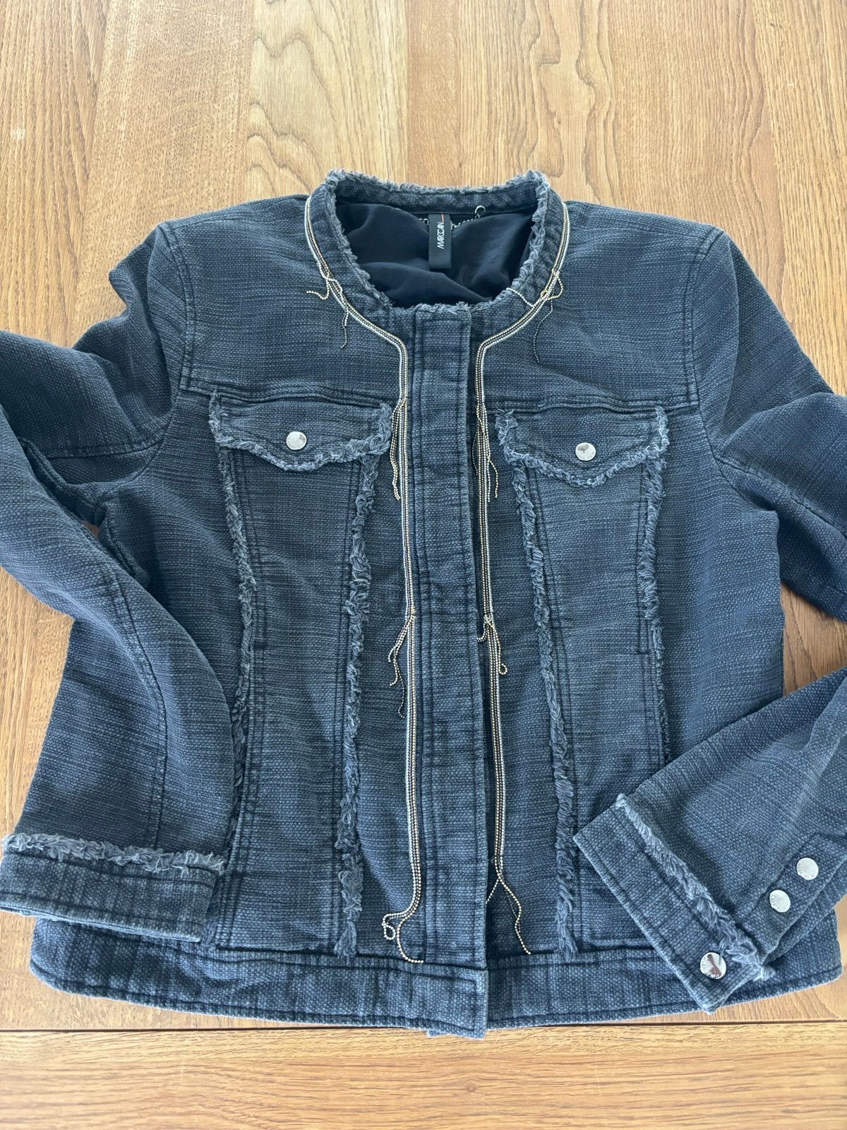 Stijlvol jasje van Marccain, maat N4 (M), Kleding | Dames, Ophalen of Verzenden, Zo goed als nieuw, Maat 38/40 (M), Zwart