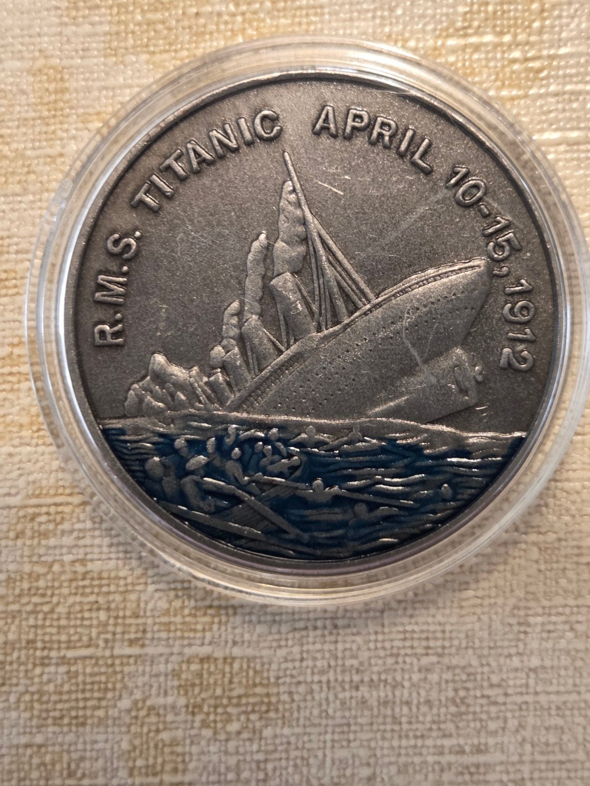 Titanic Herdenkingsmunt - R.M.S. Titanic 1912, Ophalen of Verzenden, Nieuw