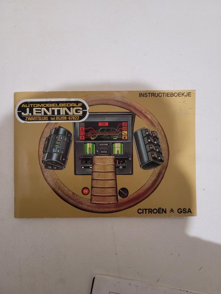 Citroën GSA Instructieboekje - Origineel uit 1979, Ophalen