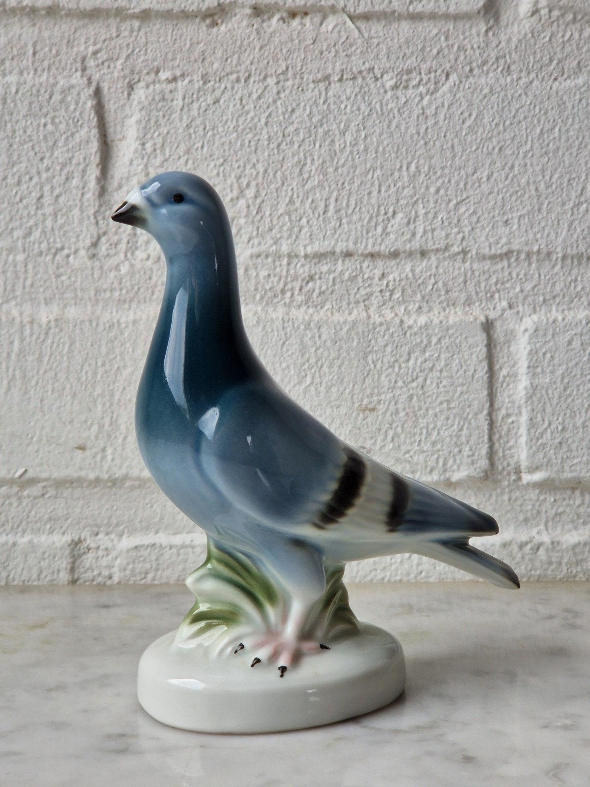 Vintage Porseleinen Duif Beeldje - Jean Parry, Antiek en Kunst, Ophalen of Verzenden