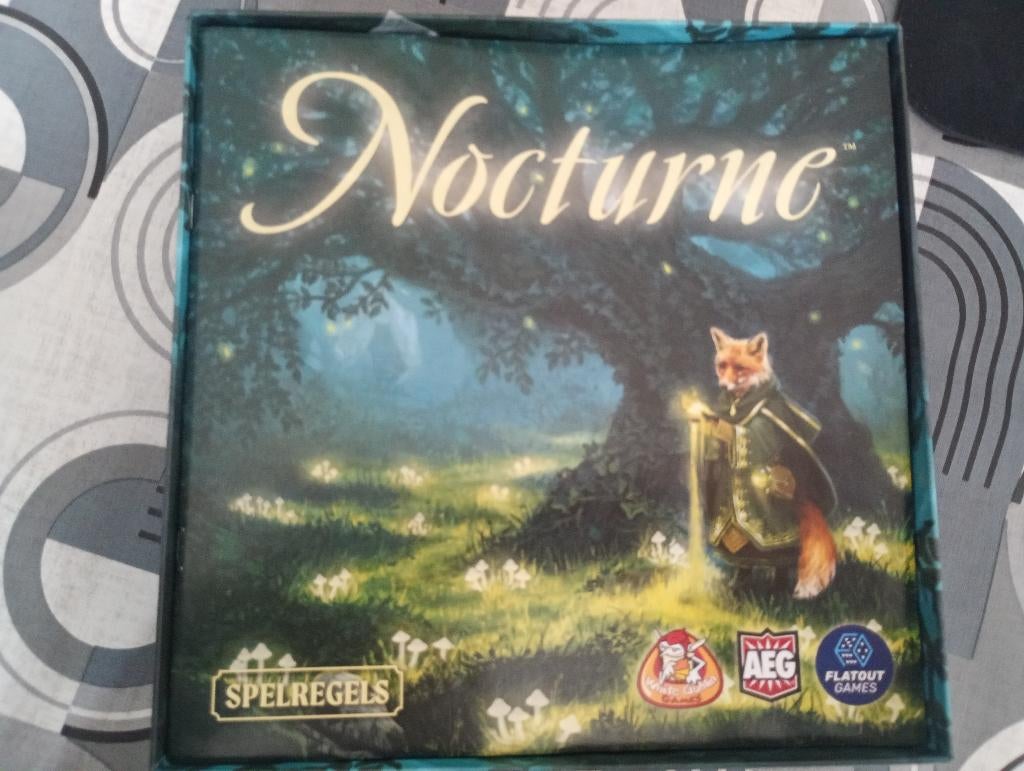 Nocturne, Drie of vier spelers, Ophalen, Zo goed als nieuw, White Goblin Games