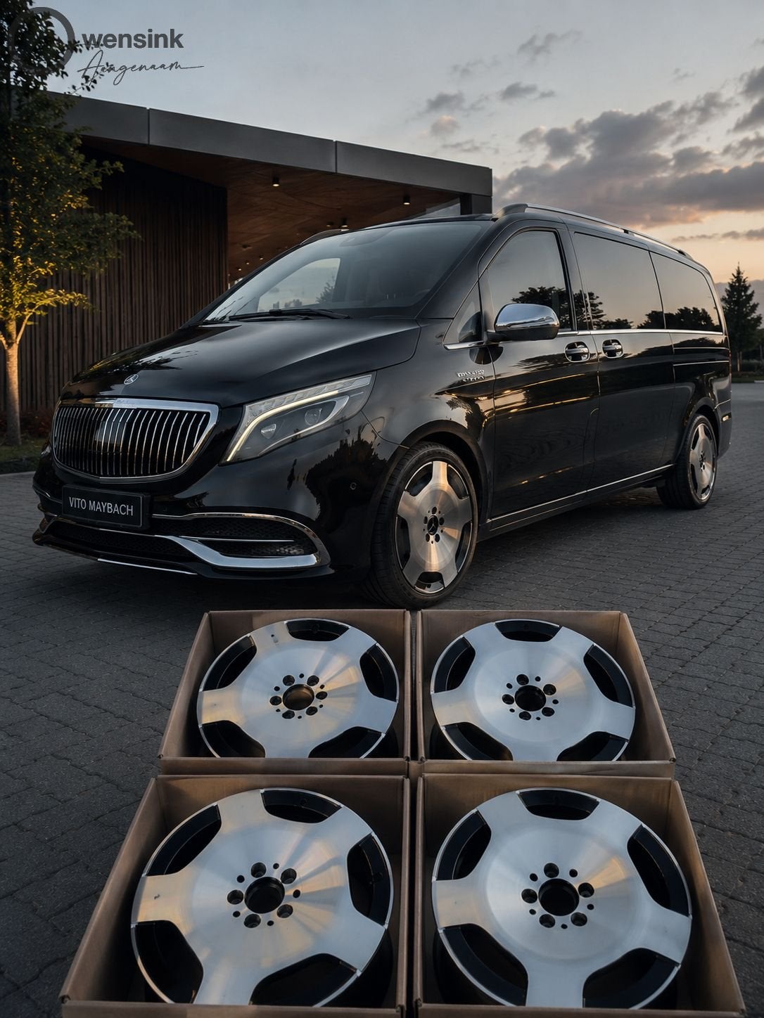 Mercedes V-Klasse velgen 19 inch W447 Vito Maybach Style, Gebruikt, Velg(en), -, -