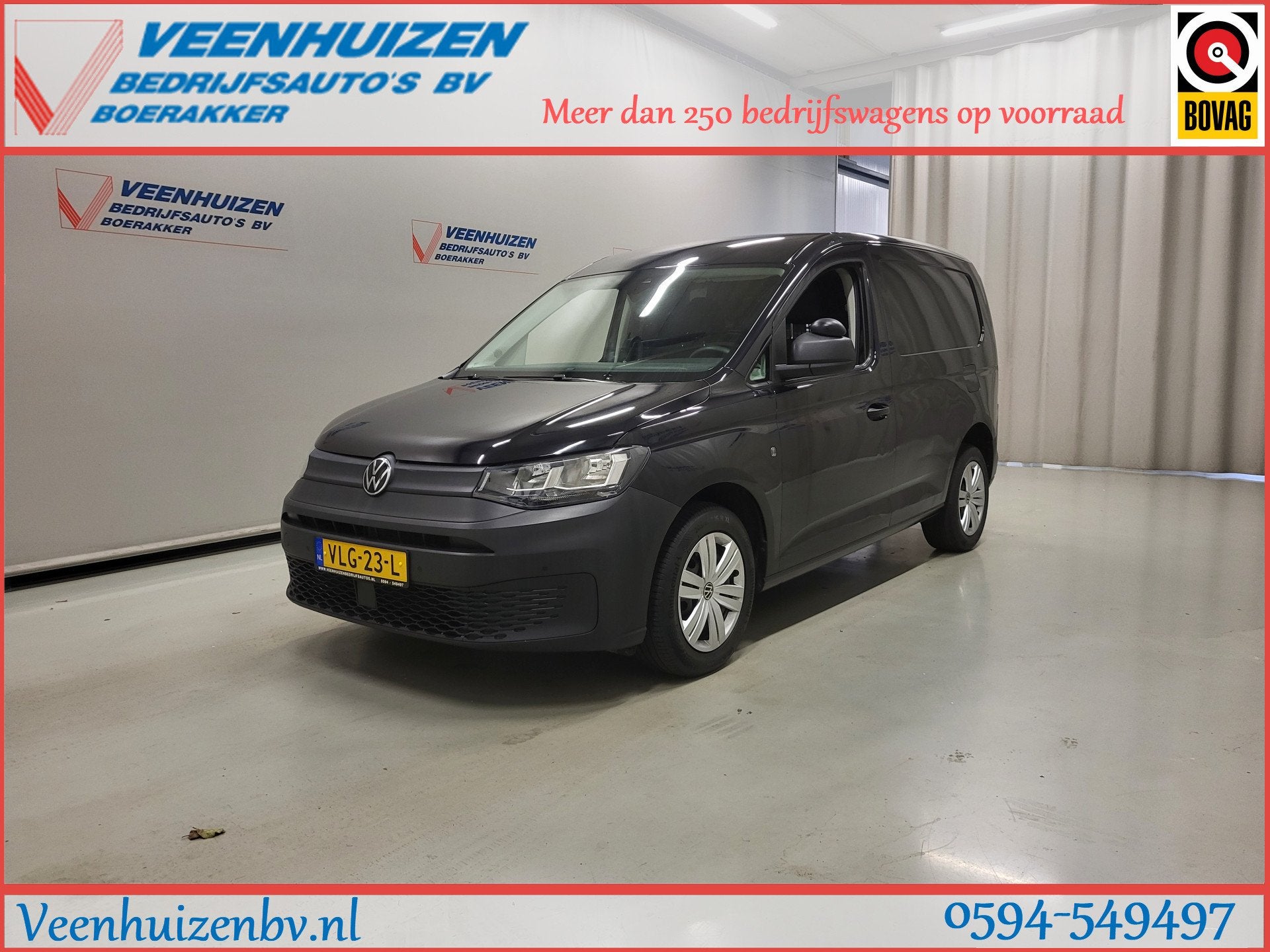 Volkswagen Caddy Cargo 2.0TDI Trekhaak Euro 6! (bj 2021), Voorwielaandrijving, Gebruikt, Euro 6, 4 cilinders