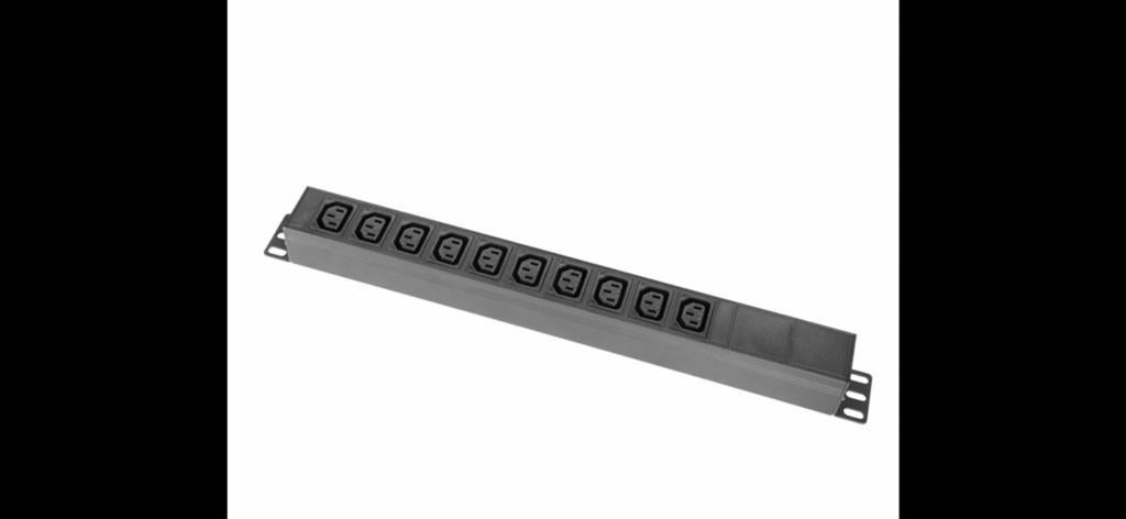 19 inch PDU 10x C13 met schakelaar en 9x C13 kabels, Ophalen, Nieuw