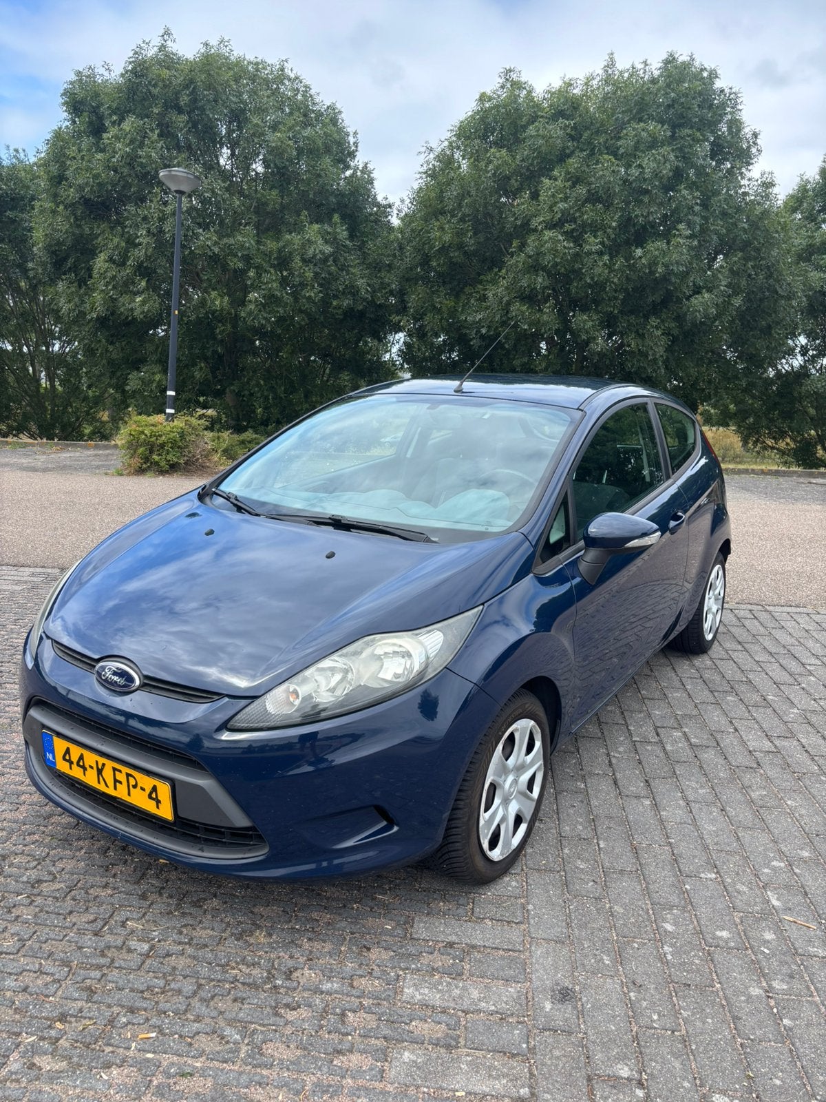 Ford Fiësta 1.25 44KW 3DR 2009 Blauw, Voorwielaandrijving, 4 cilinders, Blauw, Origineel Nederlands
