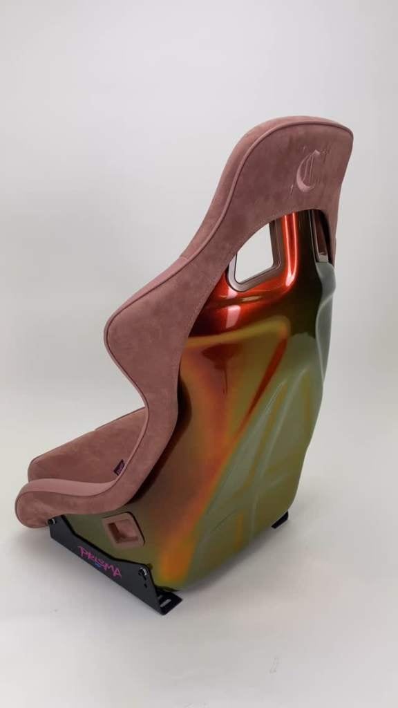 NRG Prisma Chromatic Muave roze neochrome suede Kuipstoel, Ophalen of Verzenden