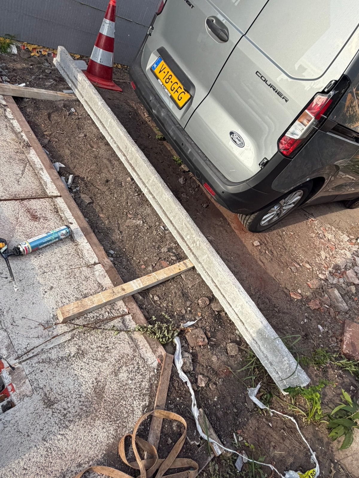 Betonnen broodjes vloer balk 340 cm (havebo), Overige materialen, Zo goed als nieuw, 15 m² of meer, Ophalen