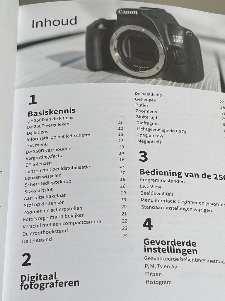 Fotograferen met een Canon 250D (2019), Ophalen of Verzenden, Zo goed als nieuw, Camera's
