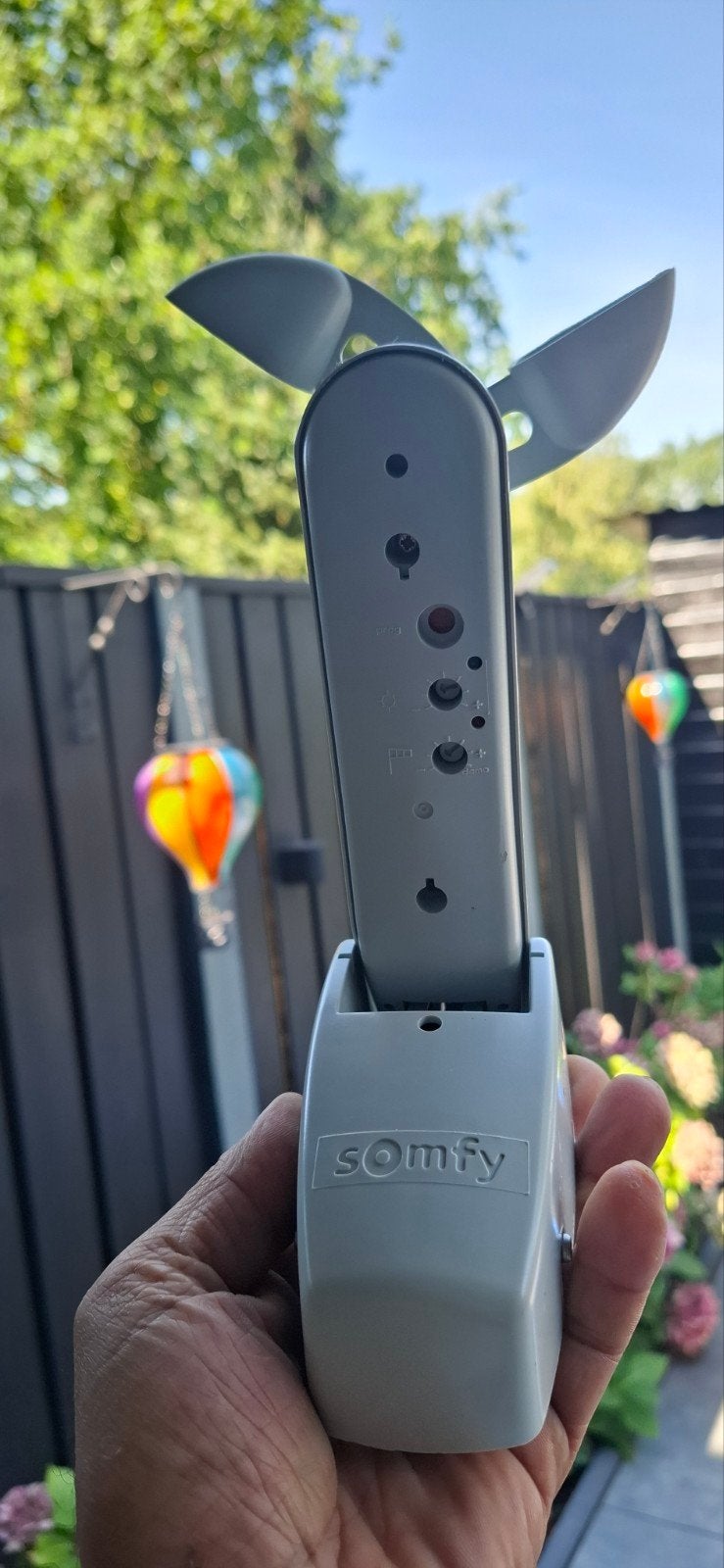 Somfy Windmeter -en zonsensor Zo goed als nieuw, Ophalen of Verzenden, Zo goed als nieuw, Weerstation