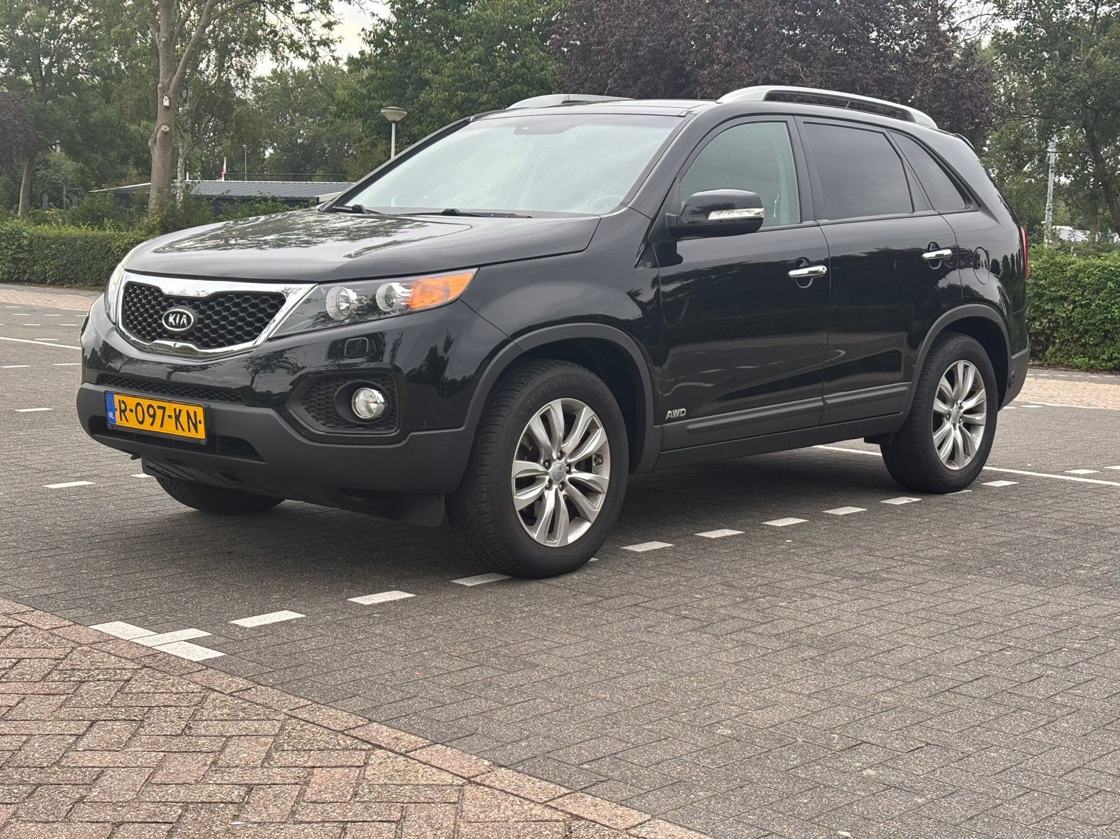 Kia Sorento 2.4 4WD AUT 5P 2012 Zwart, Auto's, Automaat, 4 cilinders, 2000 kg, 2359 cc