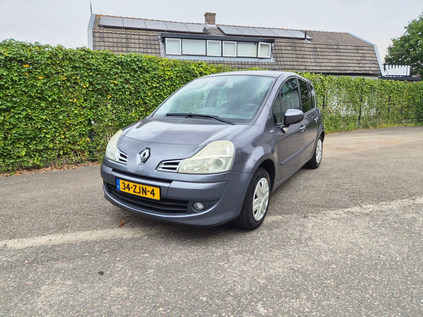 Renault Grand Modus 1.2 TCE 2012 Blauw NAP, Auto's, Voorwielaandrijving, 4 cilinders, Blauw, 49 €/maand