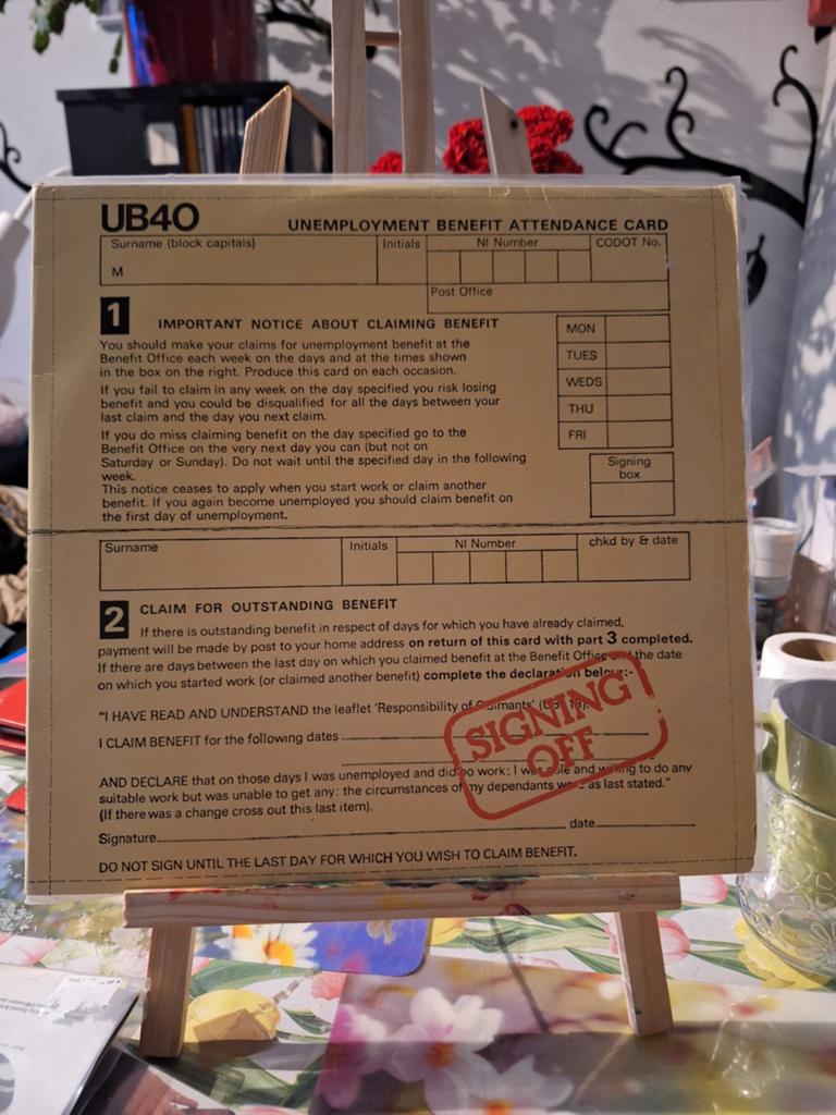 UB40 Werkloosheidsuitkering Lp, Cd's en Dvd's, Vinyl | Pop, Gebruikt, Ophalen of Verzenden