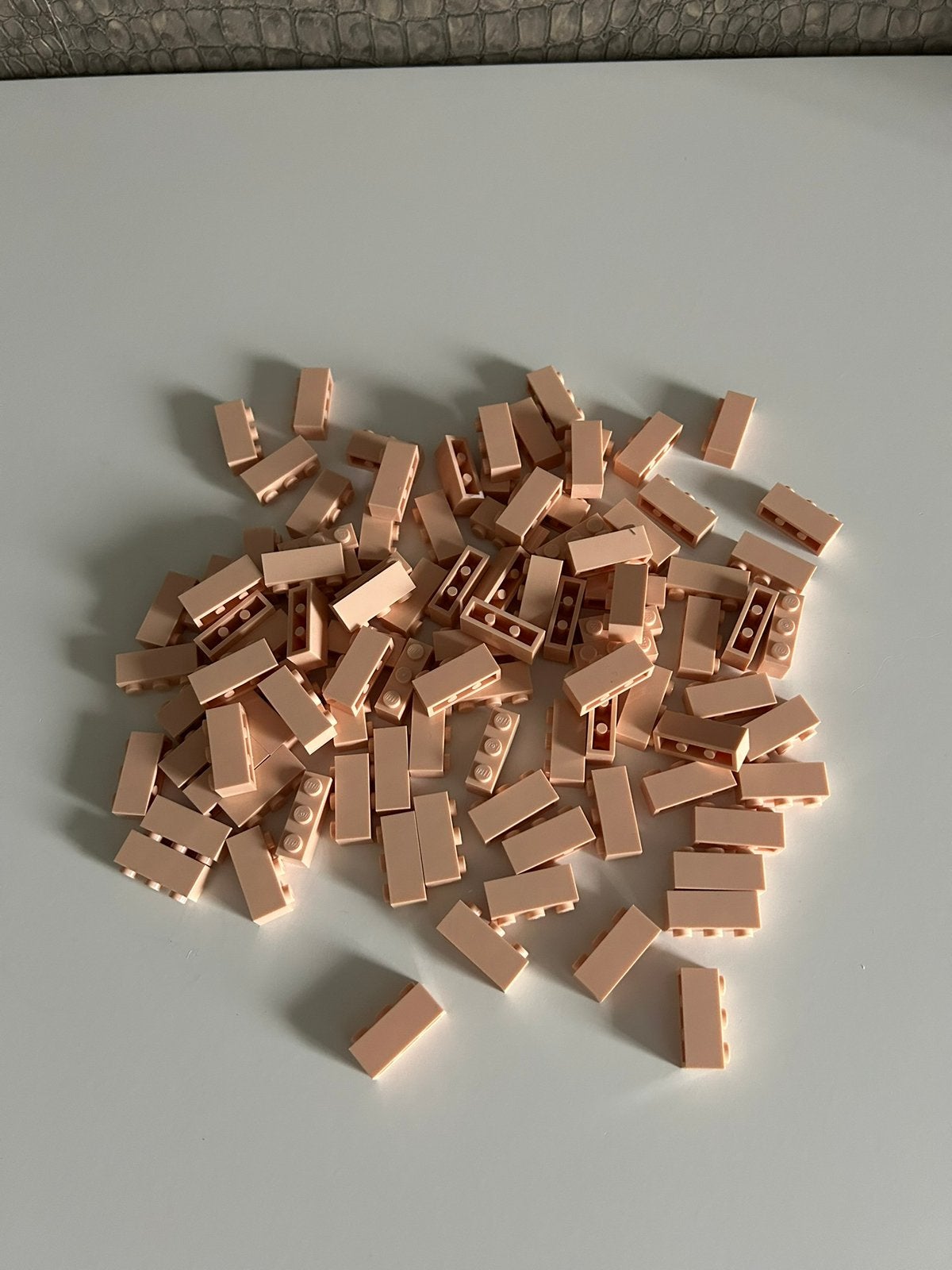 Lego steen 1x3 zalm Roze - 100 stuks - Nieuw, Overige thema's, Lego, Nieuw, Ophalen of Verzenden