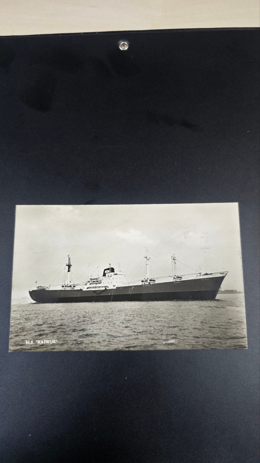 Oude foto MS Katwijk - Erhardt & Dekkers Rotterdam, Ophalen of Verzenden