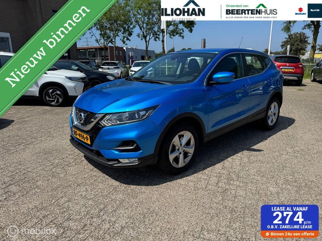 Nissan Qashqai 1.2 Acenta Super mooi auto 30000km, Auto's, Nissan, Gebruikt, 4 cilinders, Blauw, 116 pk