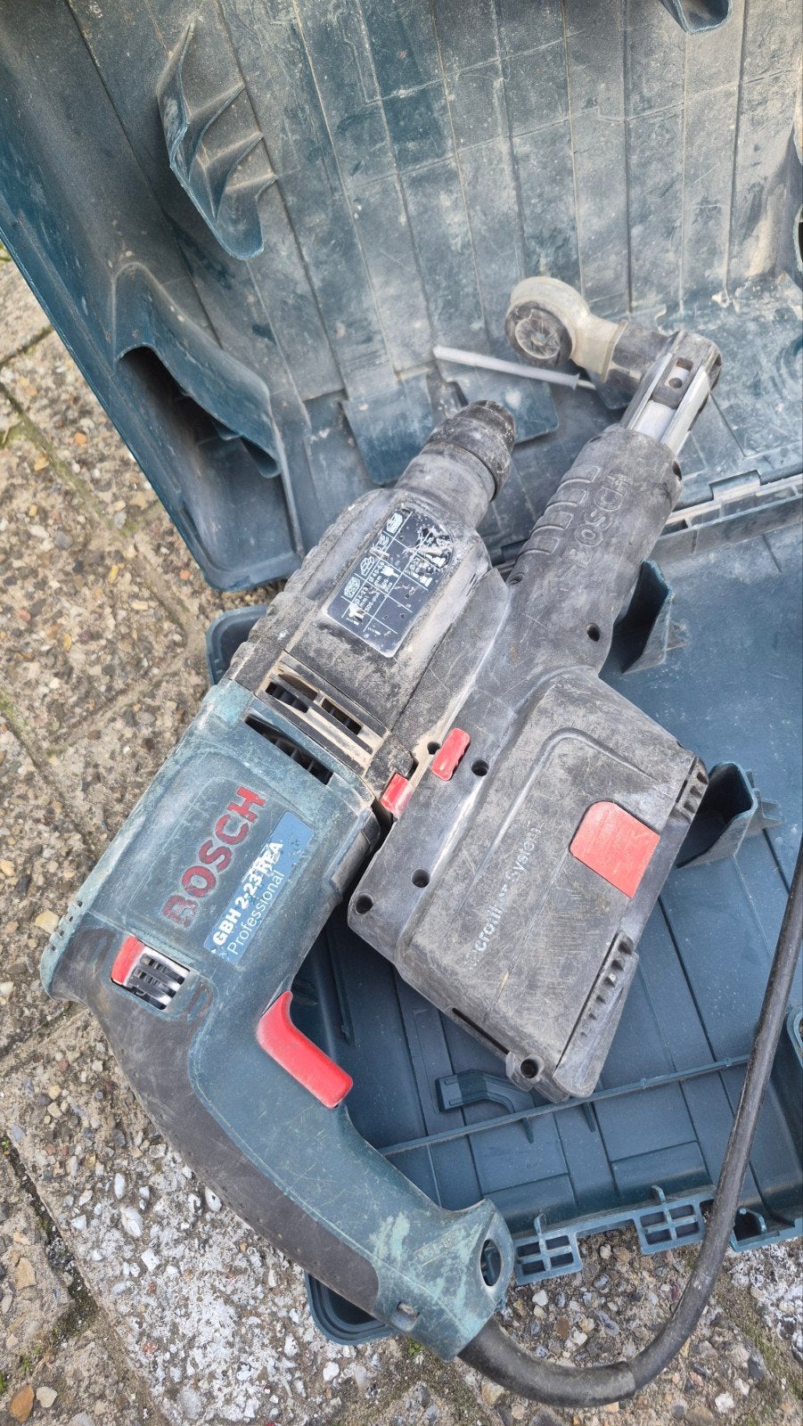 Bosch GBH 2-23 REA Boorhamer met Stofafzuiging, Ophalen of Verzenden, Gebruikt, Boor- en/of Breekhamer