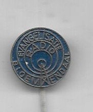 BLOEMENDAAL RADIO SPELD BLAUWE UITVOERING, Ophalen of Verzenden, Gebruikt, Stad of Land, Speldje of Pin