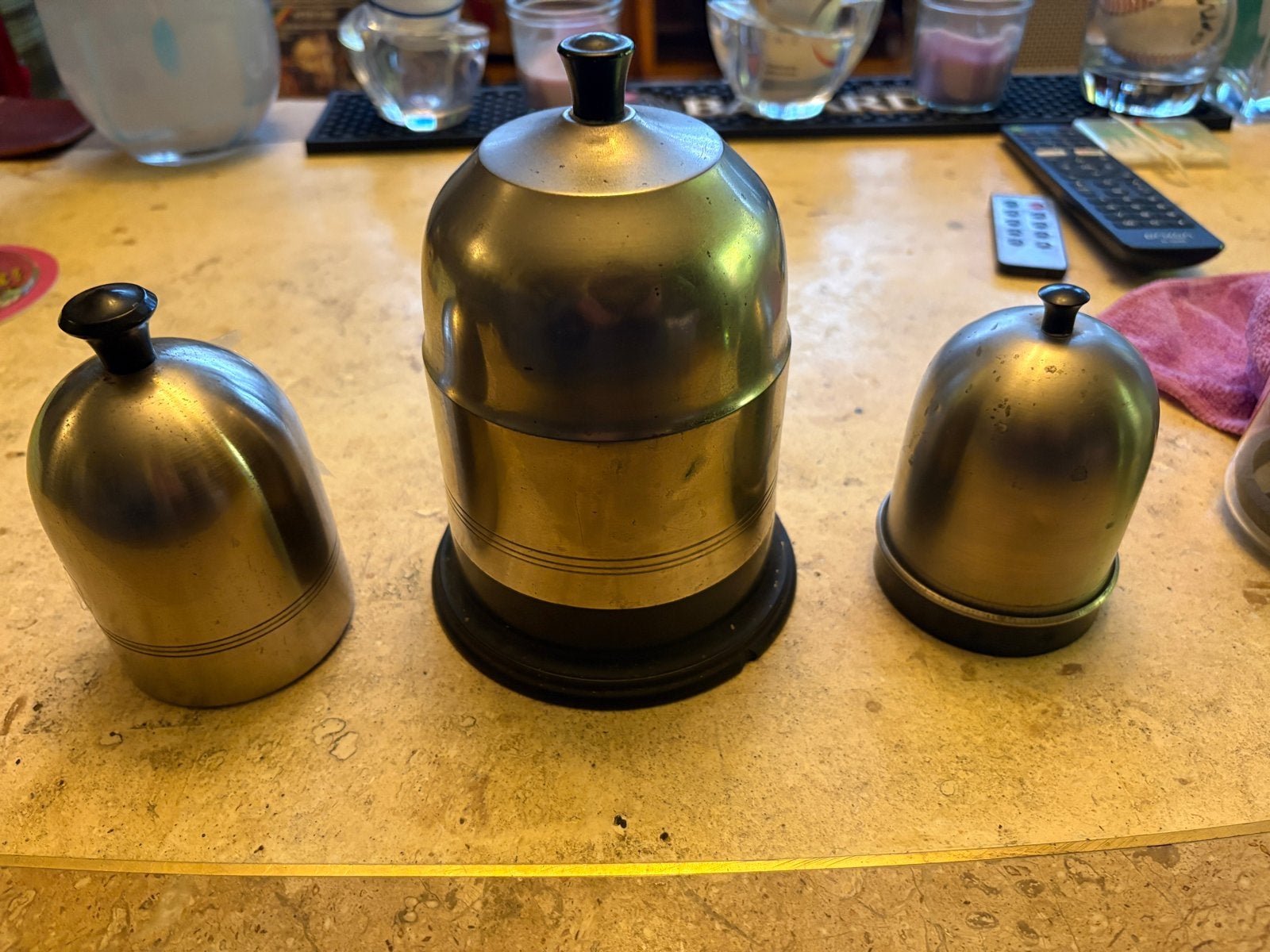 Vintage Jeka Tiel sigarettencarrousel set (3 stuks), Ophalen of Verzenden